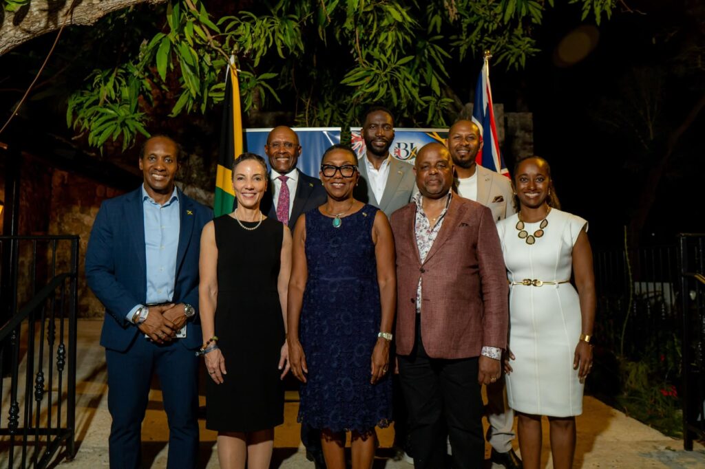 Founders, partners and dignitaries at the British Jamaican Chamber of Commerce launch reception in Montego Bay