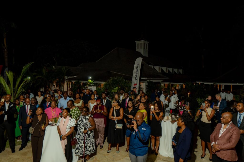 Guests and partners at the launch reception in Montego Bay