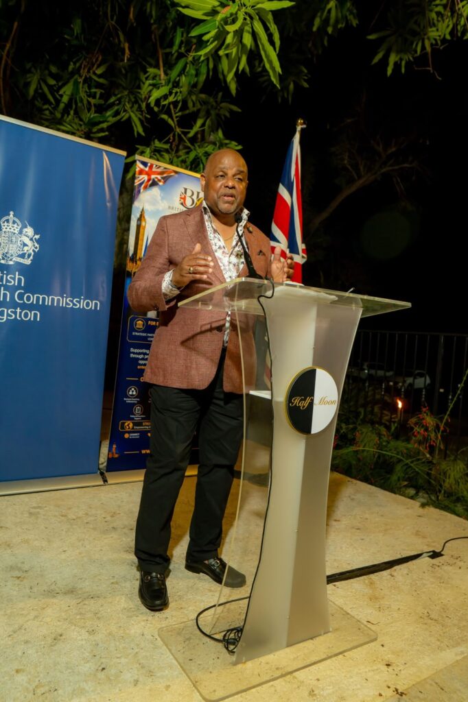 His Excellency Alexander Williams, Jamaican High Commissioner to the United Kingdom, addresses guests at the launch